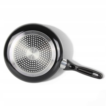 Lekka Patelnia Granitowa 20 Cm Plaster Miodu Indukcja Gaz 0.9L 4.0 Cm