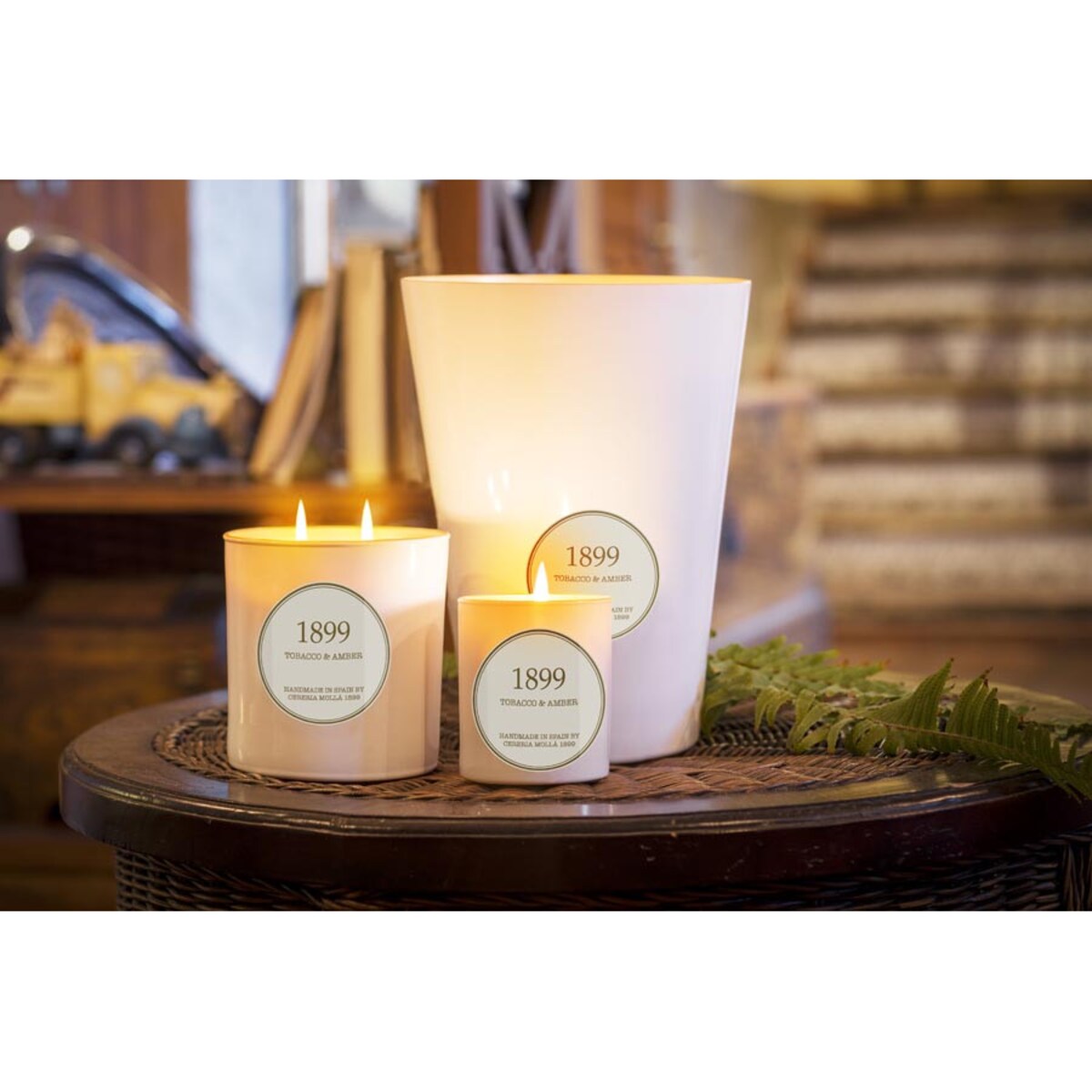 Świeca Tobacco & Amber, 230 g, Cereria Molla