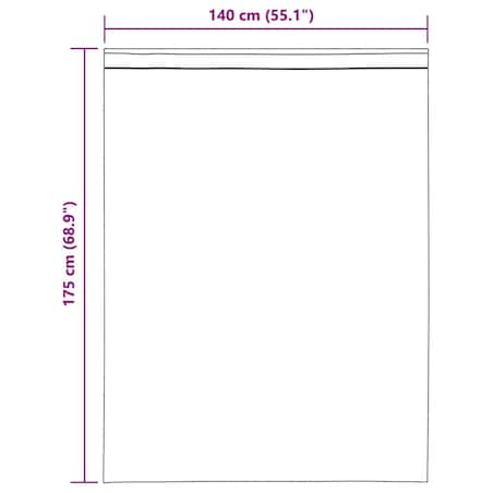 vidaXL Zasłony woalowe z zakładką na górze 2 szt. Brązowe
