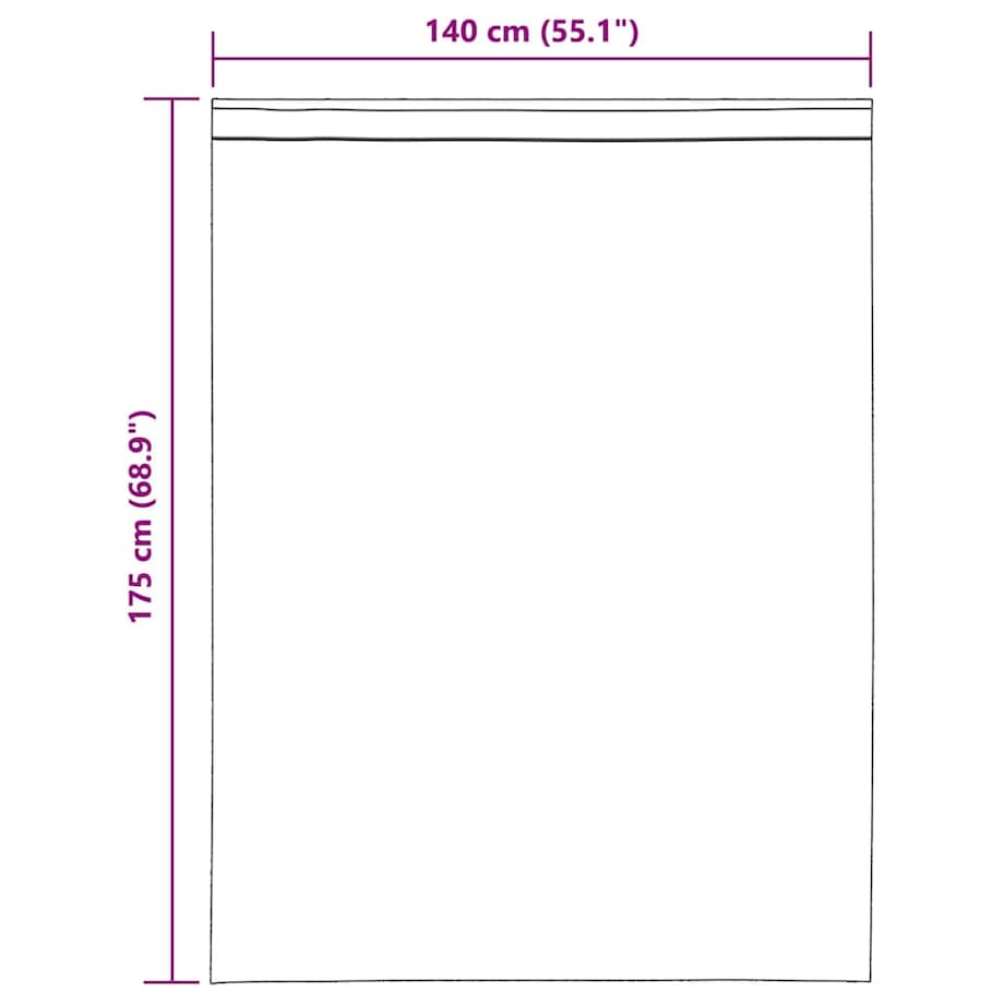 vidaXL Zasłony woalowe z zakładką na górze 2 szt. Brązowe