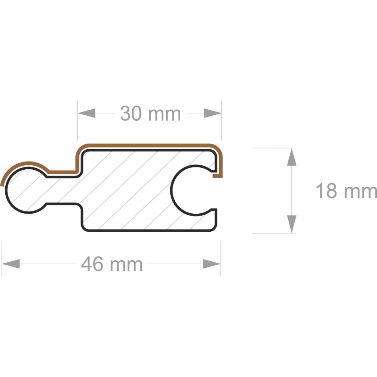 LAMELE PUZZLE - PIASKOWY BEŻ