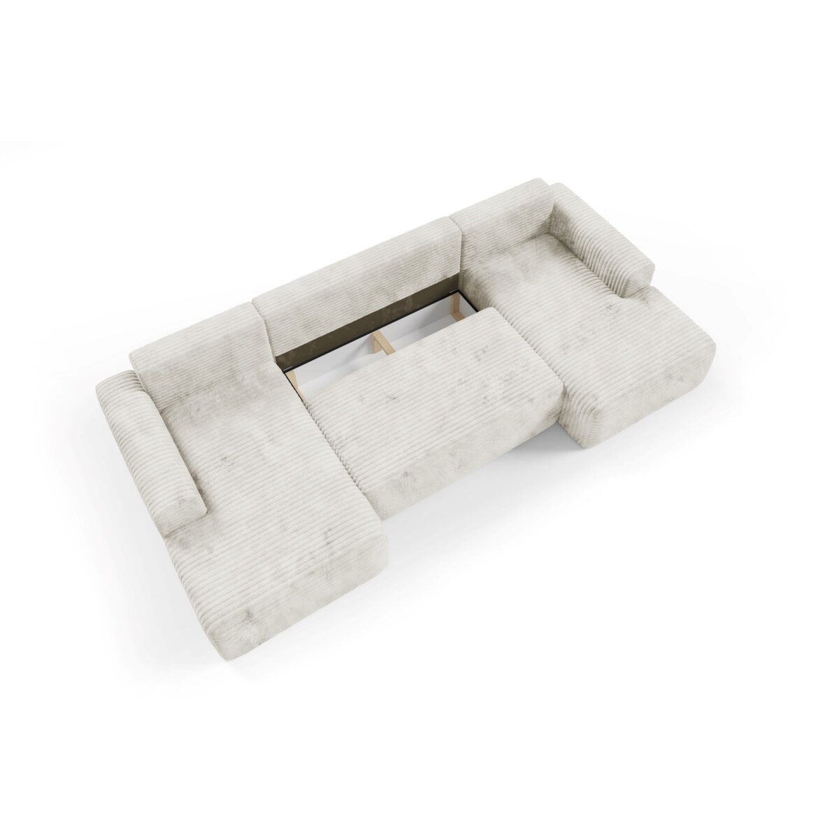 Narożnik SONTII U gruby sztruks Kolor: TILIA 1