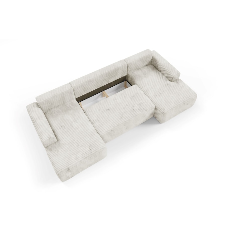 Narożnik SONTII U gruby sztruks Kolor: TILIA 1