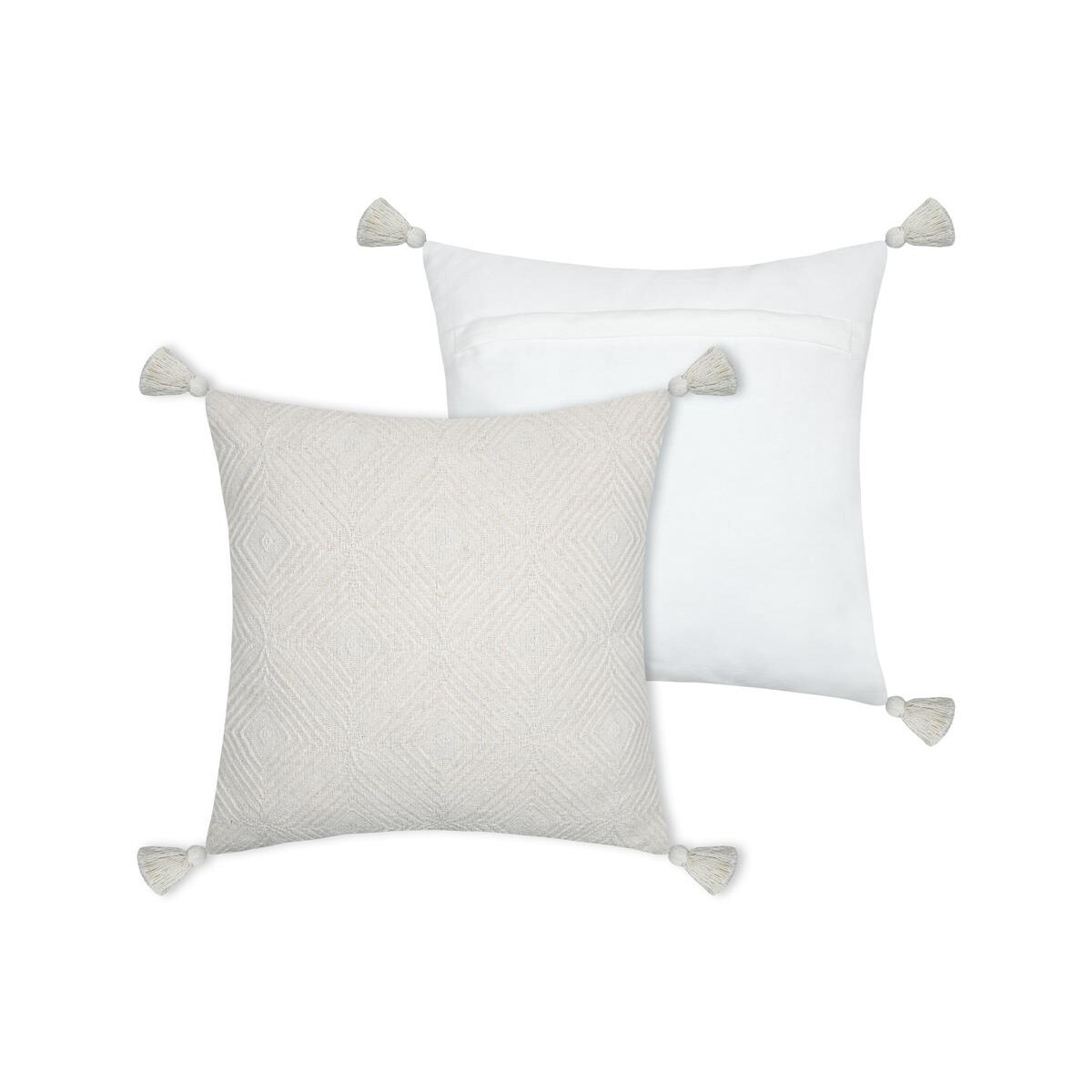 Poduszka bawełniana z frędzlami, BALMA, 45 x 45 cm