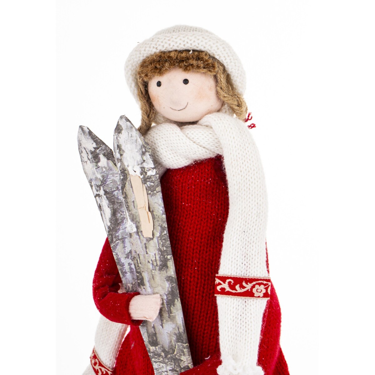 Dekoracja - figurka 51x20x13 cm SUKIYA-3 z nartami