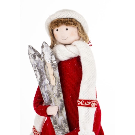 Dekoracja - figurka 51x20x13 cm SUKIYA-3 z nartami