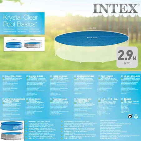 Intex Okrągła plandeka solarna na basen, 305 cm, 29021