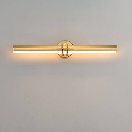 Lampa ścienna kinkiet LOVELY LED złota 58 cm