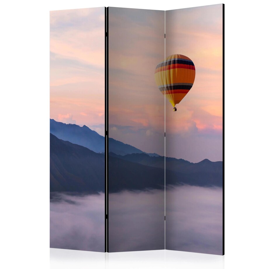 Parawan jednostronny Pejzaże 135x172 cm 3-częściowy wielokolorowy