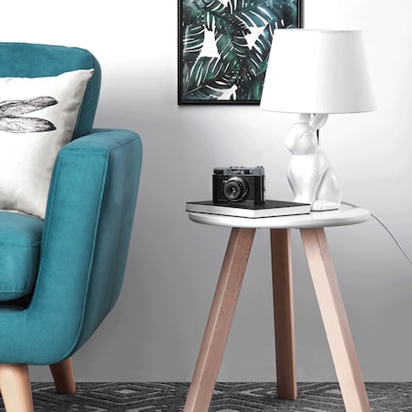 KONSIMO LEPUS Lampa stołowa królik 2szt kolor biały