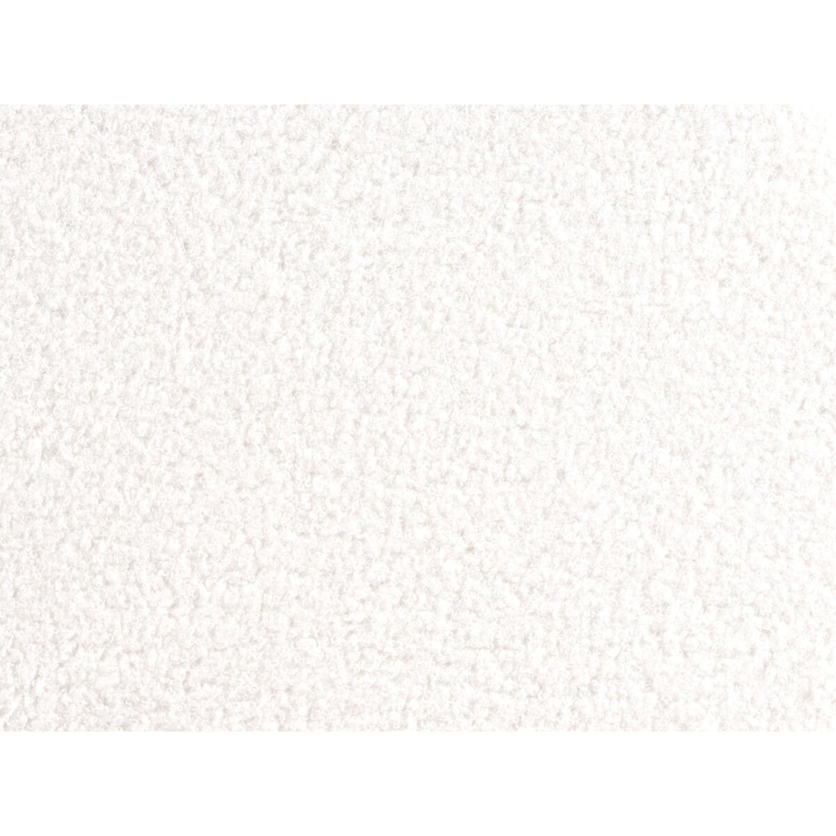 Puf ze schowkiem RICHEY Boucle Złamana biel 50 cm 50 cm 46 cm