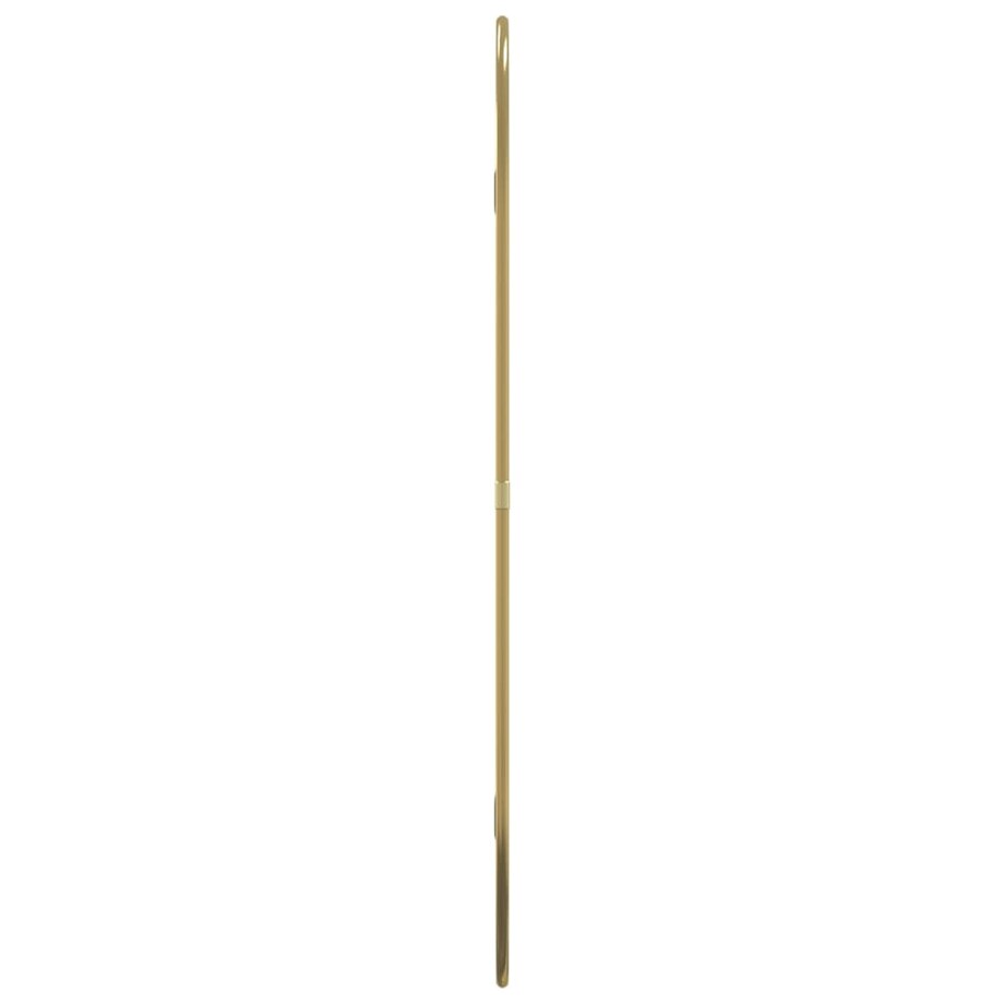 vidaXL Lustro ścienne, złote, 60x40 cm