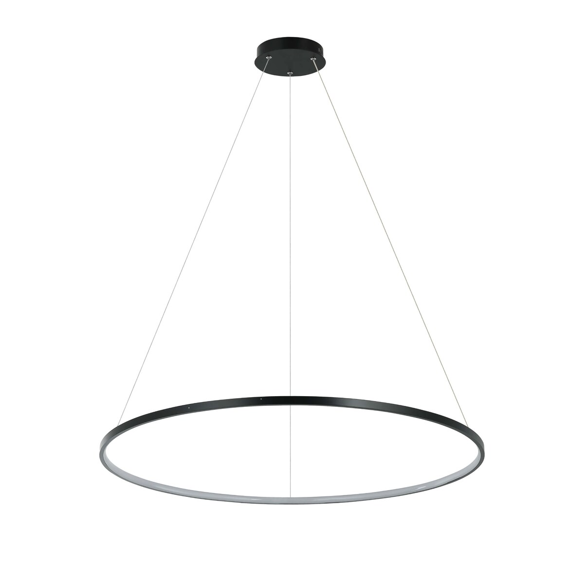 Lampa sufitowa wisząca Light Prestige Ring czarny LED CCT 3000K/4000K/6000K (regulowana) 1 szt.