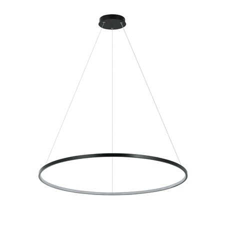 Lampa sufitowa wisząca Light Prestige Ring czarny LED CCT 3000K/4000K/6000K (regulowana) 1 szt.