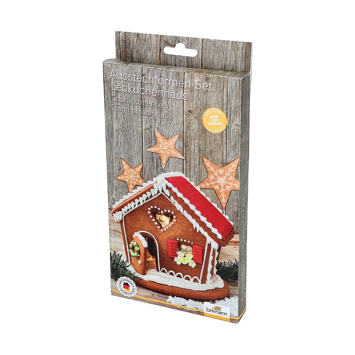 Foremki do pierniczków 6szt. DOMEK Z PIERNIKA / Birkmann
