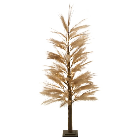 Dekoracja ogrodowa LED HAUGANES Choinka 190 cm Beżowy