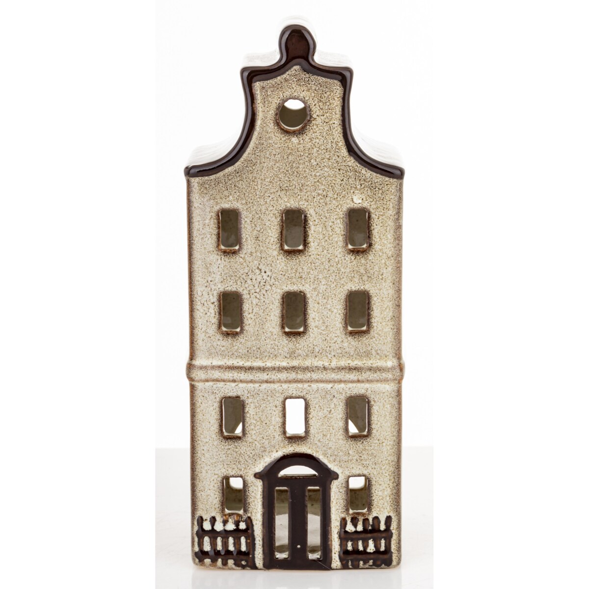 Domek kamienica 20x8x6,5 cm LYS kamionkowy brązowy