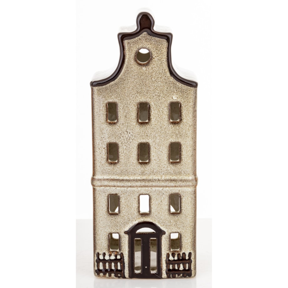 Domek kamienica 20x8x6,5 cm LYS kamionkowy brązowy