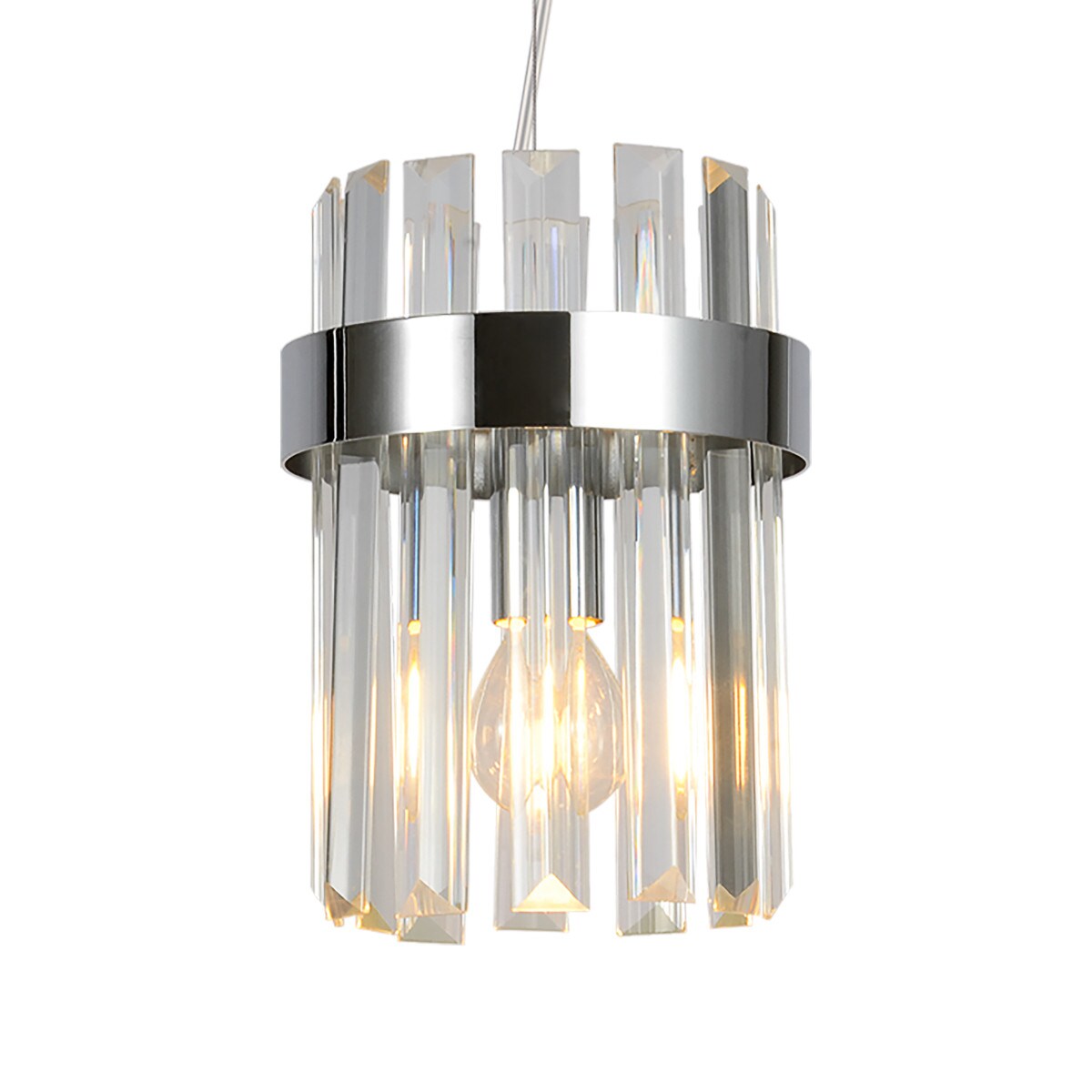 Lampa sufitowa wisząca Light Prestige Vetro transparentny 1 x E14 1 szt.
