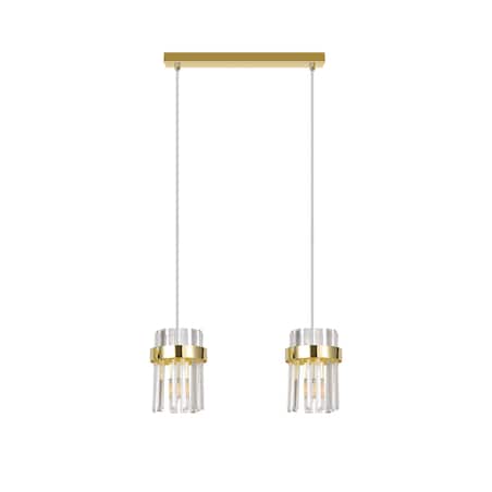 Lampa sufitowa wisząca Light Prestige Vetro złoty 2 x E14 1 szt.