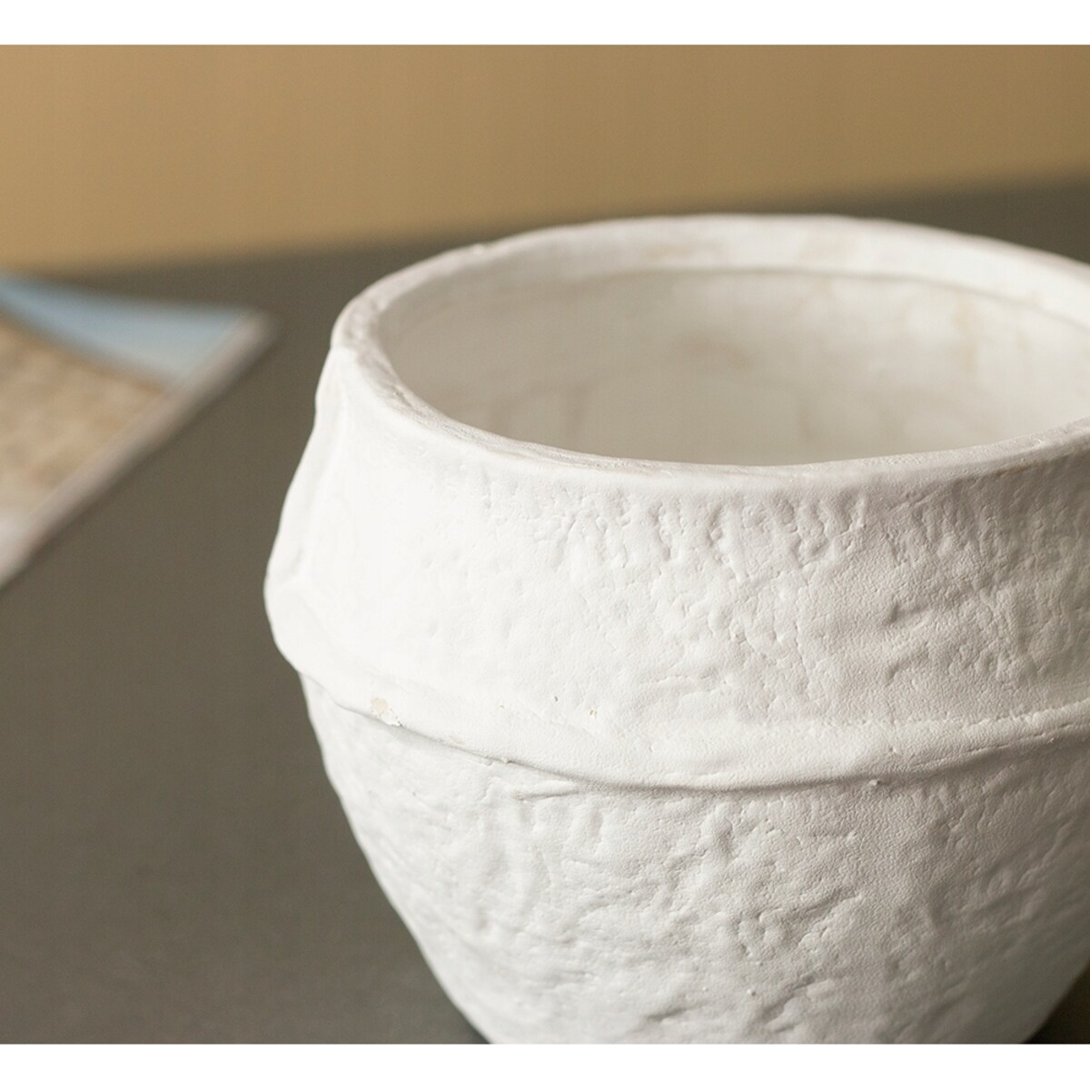 DONICA JULIE terakota biały mat śr. 16cm