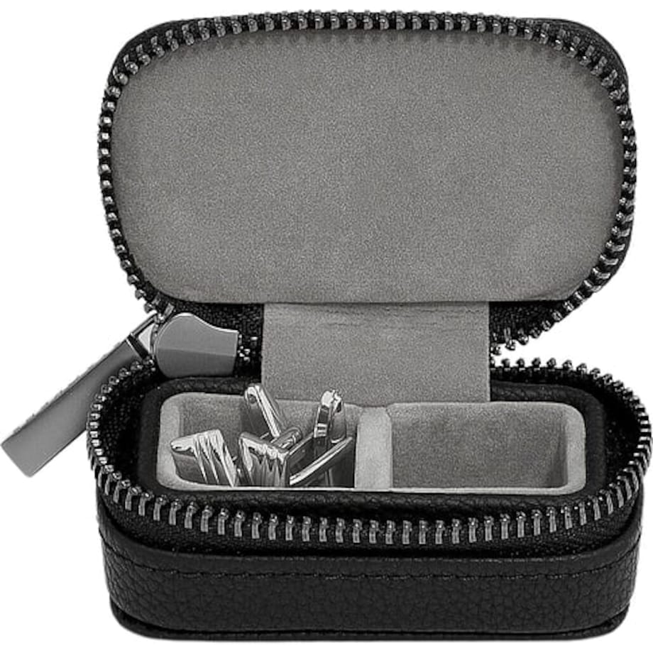Etui podróżne na spinki do mankietów Stackers mini czarne