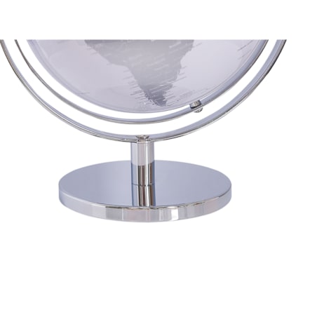 Globus 29 cm srebrny DRAKE
