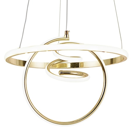 Lampa Sufitowa Wisząca G066-Cp Led Złoty, Metal