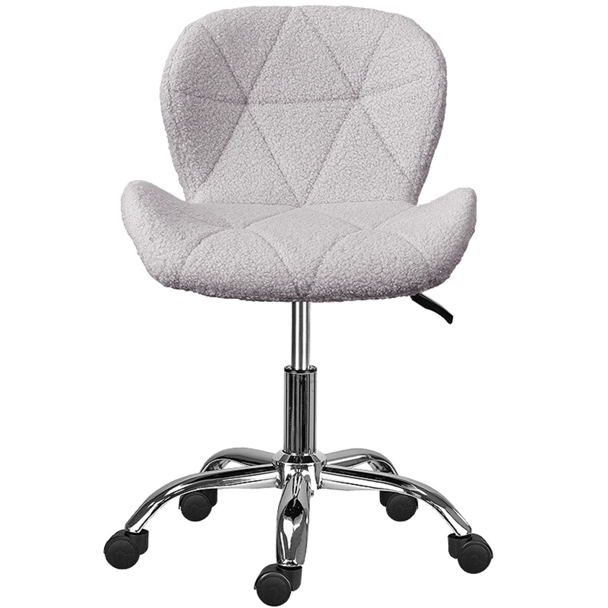 Fotel do biura obrotowy nowoczesny szary