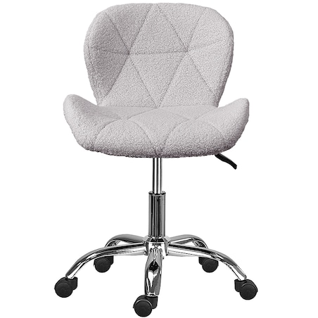 Fotel do biura obrotowy nowoczesny szary