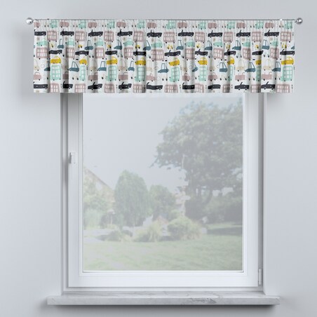 Lambrekin na taśmie marszczącej 260x40 kolorowy