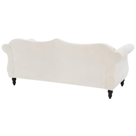 Sofa 3-osobowa welurowa beżowa SKIEN