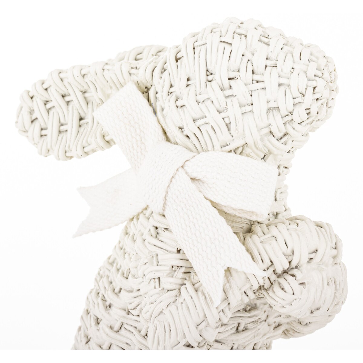 Dekoracja - figurka królika 27x11x16 cm AFICO biały