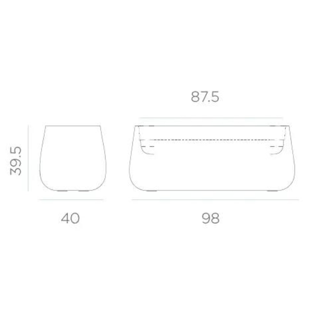Solarna donica tarasowa Camelia LUMCALARSSNW King Home IP65 zmienna barwa biała