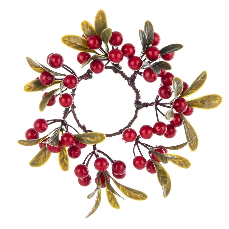 Wianek jesienny 2 szt. jemioła 18x18x6 cm VISCHIO