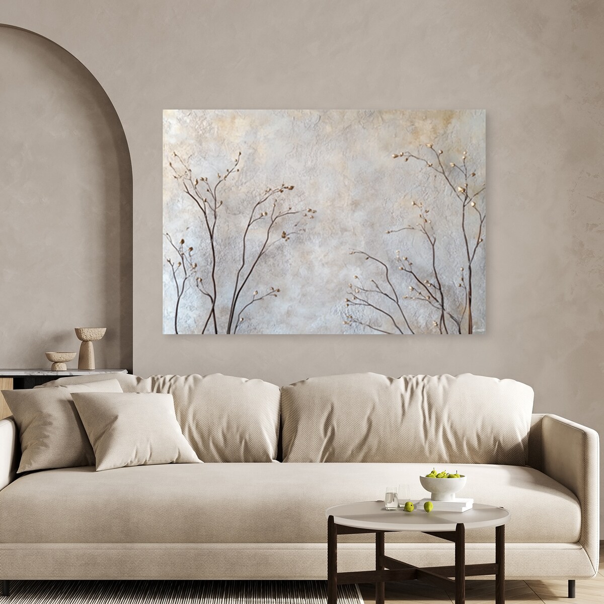 Feeby Obraz na płótnie, Roślina gałęzki pąki 120x80