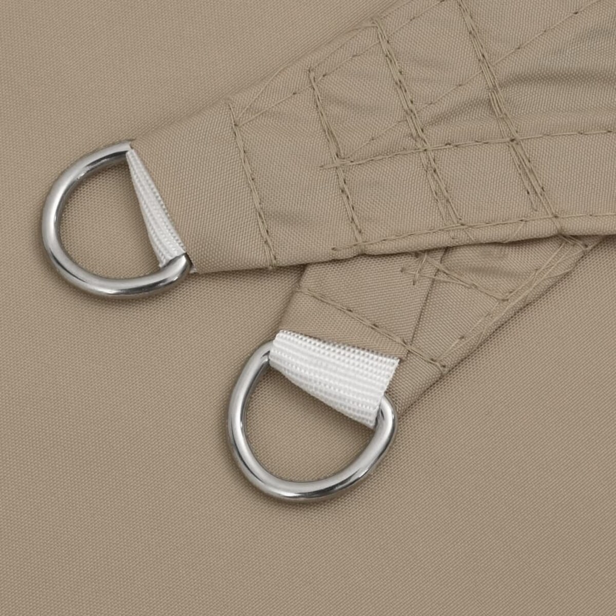 vidaXL Żagiel ogrodowy, tkanina Oxford, kwadratowy, 4x4 m, taupe