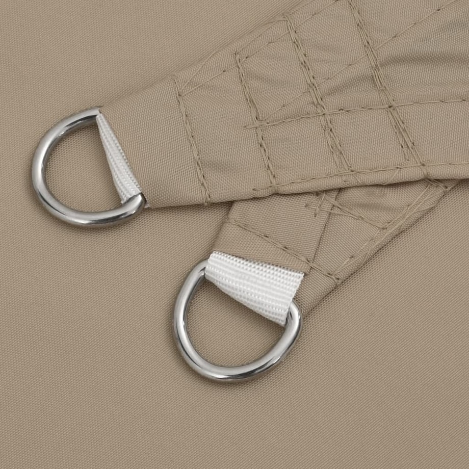 vidaXL Żagiel ogrodowy, tkanina Oxford, kwadratowy, 4x4 m, taupe