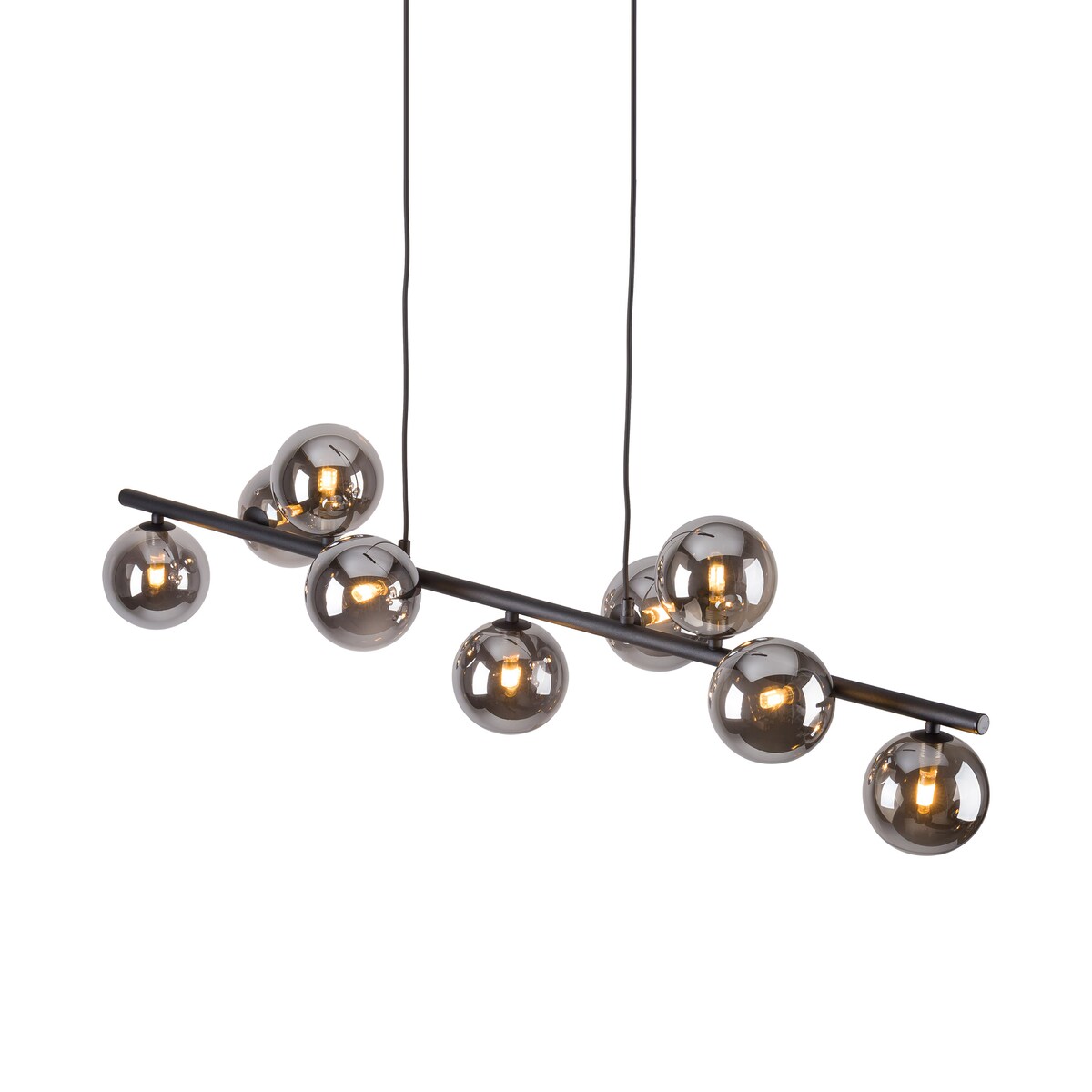 Wisząca lampa kulista ESTERA 5667 TK Lighting molekuły czarne grafit