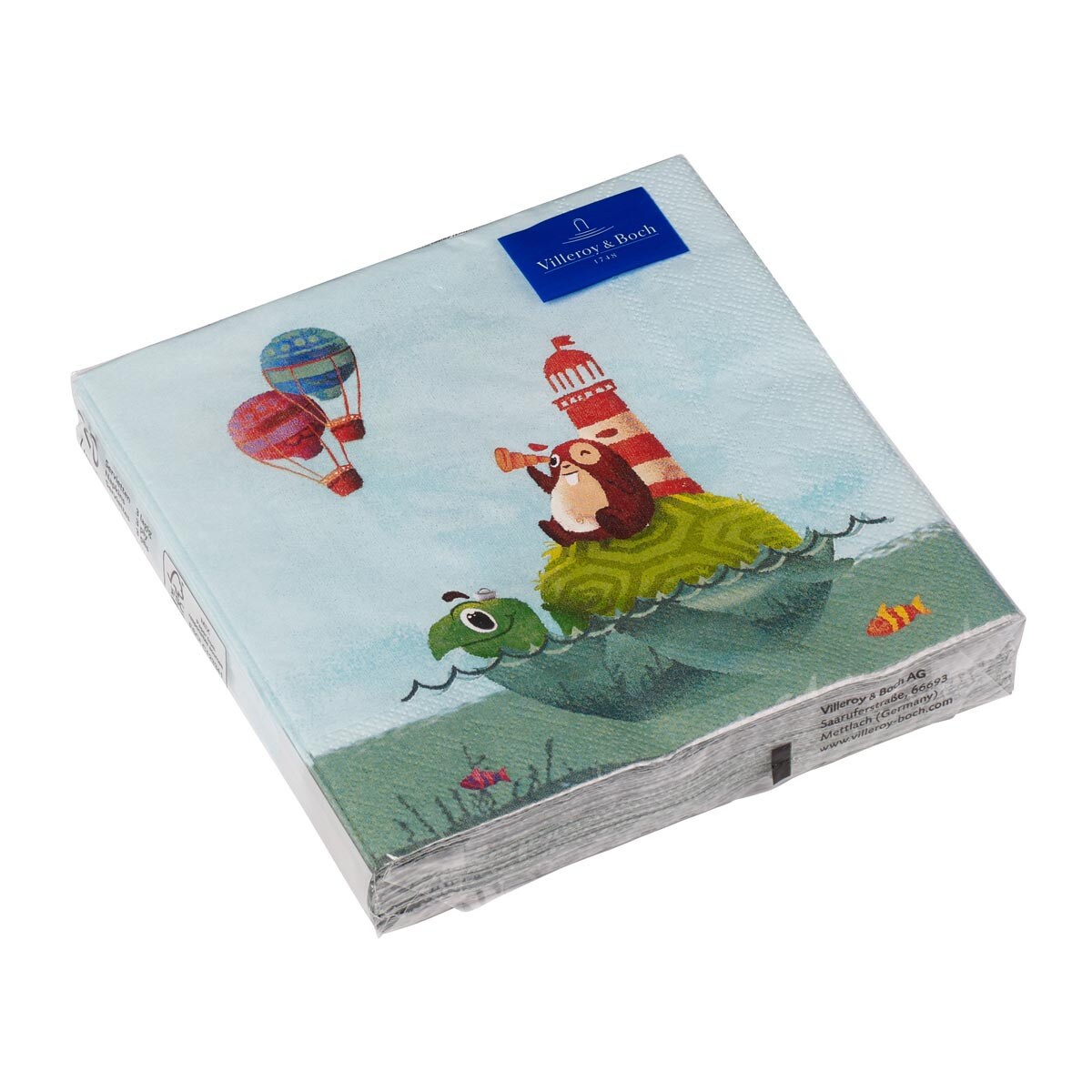 Zestaw serwetek papierowych Chewy around the World, 33 x 33 cm, Villeroy & Boch