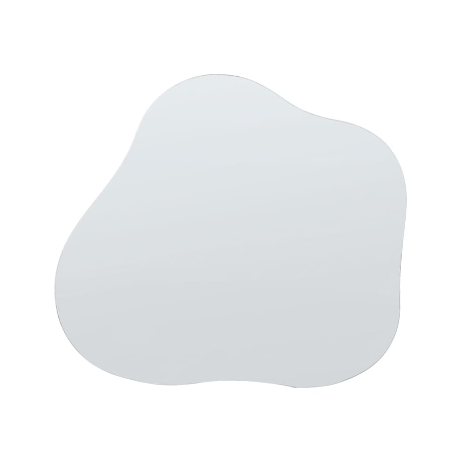 Lustro ścienne 50 x 55 cm srebrne BAGNEUX