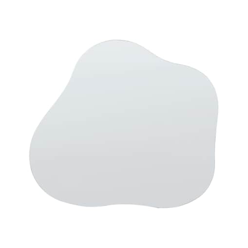 Lustro ścienne 50 x 55 cm srebrne BAGNEUX