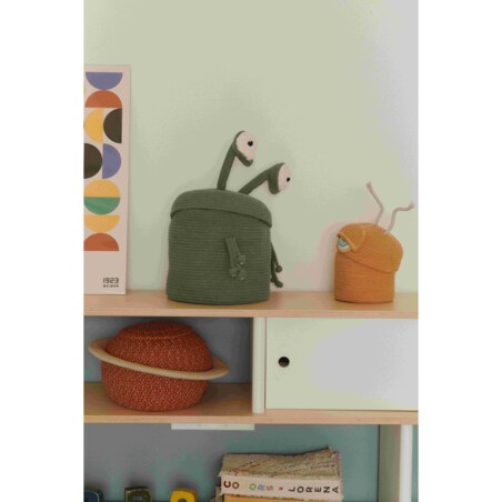 Kosz dekoracyjny Alien Ploot, "Mom, I want to be an astronaut" Lorena Canals