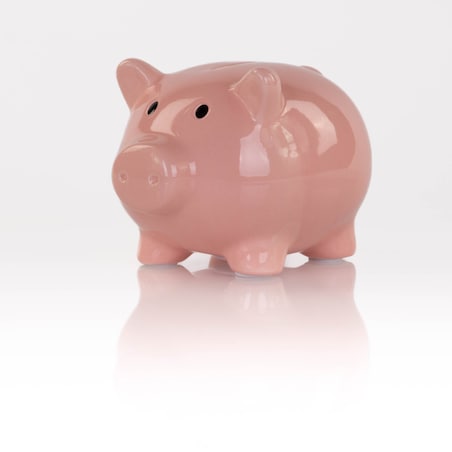 Skarbonka świnka ceramiczna, 18 x 15 x 13 cm