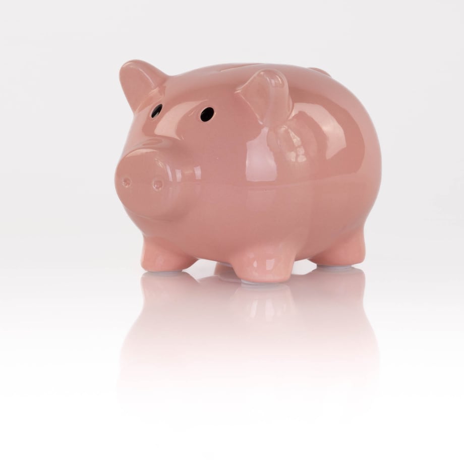 Skarbonka świnka ceramiczna, 18 x 15 x 13 cm