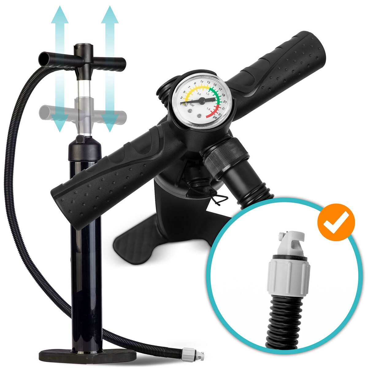 Deska SUP do pływania Neo-Sport pompowana STAND UP PADDLE Reefbreak 350cm ZESTAW