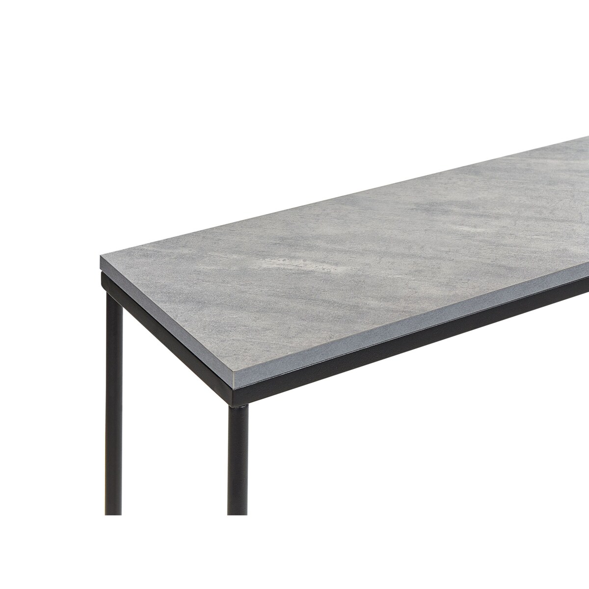 Konsola efekt betonu z czarnym LAKOTA