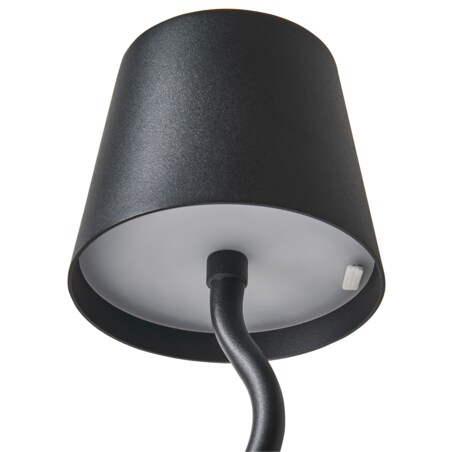 Bezprzewodowa lampa stołowa LED VOUGA Ze ściemniaczem Metal Czarny