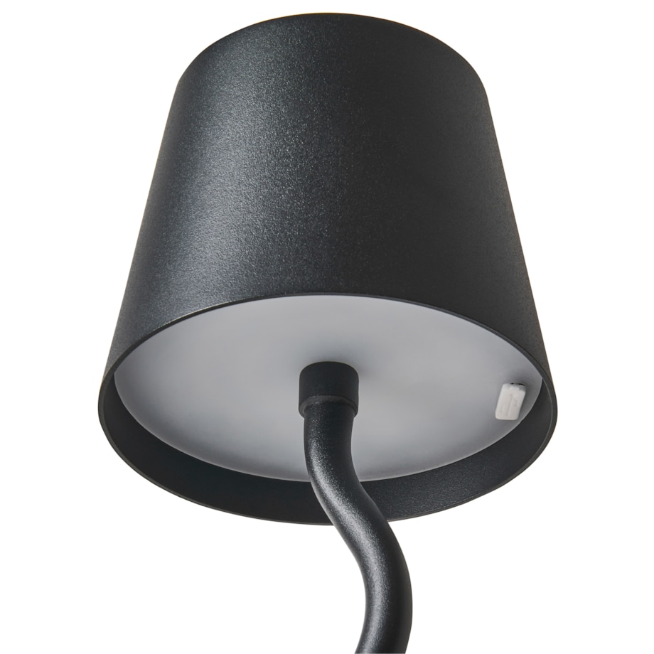 Bezprzewodowa lampa stołowa LED VOUGA Ze ściemniaczem Metal Czarny