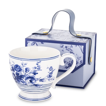 Filiżanki do herbaty 2 szt. ze spodkami w pudełku 220 ml MIA lemon